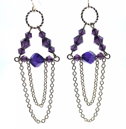 Kristal Wick's Color Inspiration - Purple Passion - , Wire Jewelry Design, Design, color inspiration purple passion